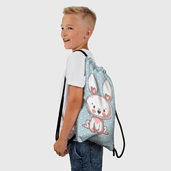 Рюкзак-мешок Маленький зайчик, цвет: 3D-принт — фото 2