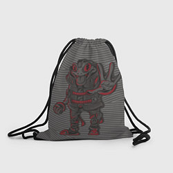 Рюкзак-мешок Позитивная лягуха, цвет: 3D-принт