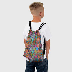Рюкзак-мешок Мандалы Текстура, цвет: 3D-принт — фото 2