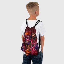 Рюкзак-мешок Горилла с битой, цвет: 3D-принт — фото 2