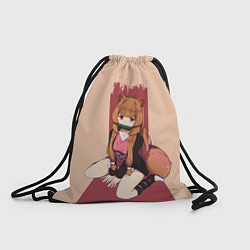 Рюкзак-мешок Raccoon andTanuki, цвет: 3D-принт