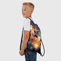 Рюкзак-мешок Anime The Rising of the Shield Hero, цвет: 3D-принт — фото 2