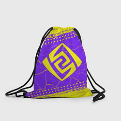 Рюкзак-мешок GENSHIN IMPACT - ГЕО Краски, цвет: 3D-принт