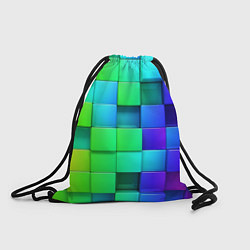 Рюкзак-мешок Color geometrics pattern Vanguard, цвет: 3D-принт