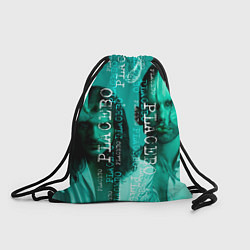 Рюкзак-мешок Placebo - turquoise, цвет: 3D-принт