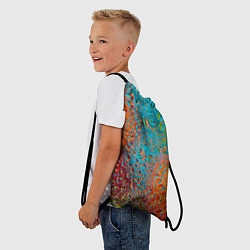 Рюкзак-мешок Капли на стекле Vanguard pattern, цвет: 3D-принт — фото 2