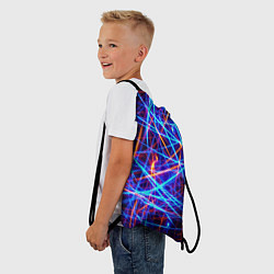 Рюкзак-мешок Neon pattern Fashion 2055, цвет: 3D-принт — фото 2
