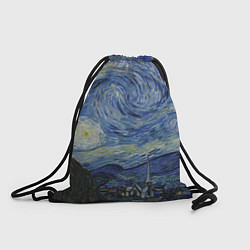 Рюкзак-мешок Звездная ночь Ван Гога, цвет: 3D-принт
