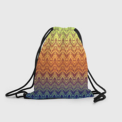 Рюкзак-мешок Модный современный узор зигзаг, цвет: 3D-принт