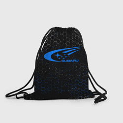 Рюкзак-мешок SUBARU - Соты, цвет: 3D-принт