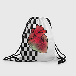 Рюкзак-мешок My heart, Моё сердце, цвет: 3D-принт