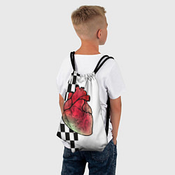 Рюкзак-мешок My heart, Моё сердце, цвет: 3D-принт — фото 2