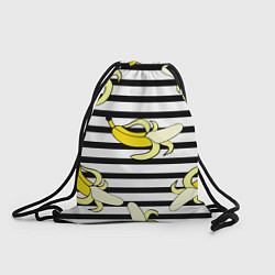 Рюкзак-мешок Banana pattern Summer, цвет: 3D-принт
