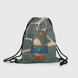 Рюкзак-мешок Удивленный кролик, цвет: 3D-принт