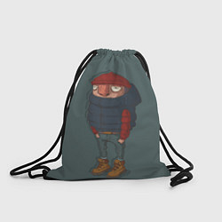 Рюкзак-мешок Чувачок, цвет: 3D-принт