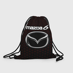 Рюкзак-мешок MAZDA 6 - Соты, цвет: 3D-принт