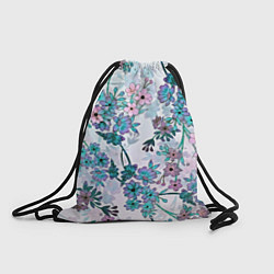 Рюкзак-мешок Яркие красочные цветы, цвет: 3D-принт