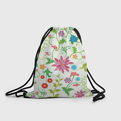 Рюкзак-мешок Поле полевых цветов, цвет: 3D-принт