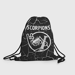 Рюкзак-мешок Scorpions КОТ Трещины, цвет: 3D-принт