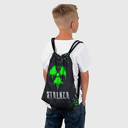 Рюкзак-мешок Stalker сталкер брызги, цвет: 3D-принт — фото 2