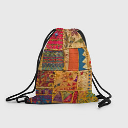 Рюкзак-мешок Пэчворк Лоскутное одеяло Patchwork Quilt, цвет: 3D-принт