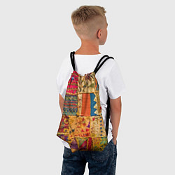 Рюкзак-мешок Пэчворк Лоскутное одеяло Patchwork Quilt, цвет: 3D-принт — фото 2