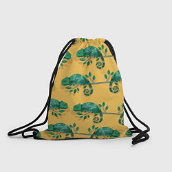 Рюкзак-мешок Хамелеон принт, цвет: 3D-принт