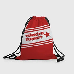 Рюкзак-мешок Надпись Турция на турецком и английском языках, цвет: 3D-принт