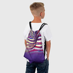 Рюкзак-мешок Красочные полосы, цвет: 3D-принт — фото 2
