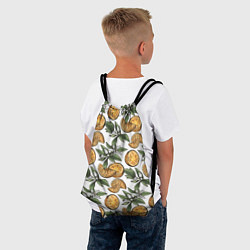 Рюкзак-мешок Узор из тропических апельсинов, цвет: 3D-принт — фото 2