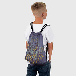 Рюкзак-мешок Серый оборотень, цвет: 3D-принт — фото 2