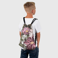 Рюкзак-мешок Цветы Красивый Цветочный Букет Георгин, цвет: 3D-принт — фото 2