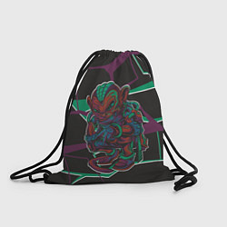 Рюкзак-мешок Страшная обезьяна, цвет: 3D-принт