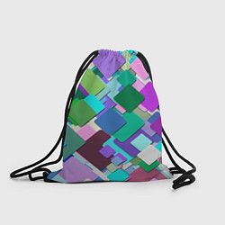 Рюкзак-мешок MULTICOLORED SQUARES, цвет: 3D-принт