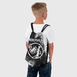 Рюкзак-мешок OneRepublic - КОТ - Краска, цвет: 3D-принт — фото 2