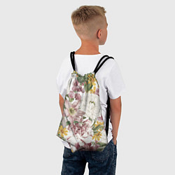 Рюкзак-мешок Цветы Летний Свадебный Букет, цвет: 3D-принт — фото 2