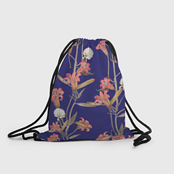 Рюкзак-мешок Цветы Оранжевые Лилии, цвет: 3D-принт