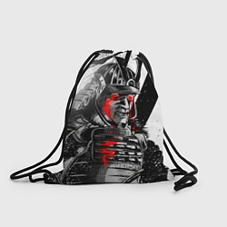 Рюкзак-мешок Samurai Red, цвет: 3D-принт
