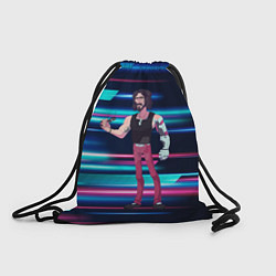 Рюкзак-мешок Johnny Джонни Cyberpunk, цвет: 3D-принт