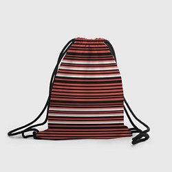 Рюкзак-мешок БОРДОВЫЙ В ПОЛОСКУ, цвет: 3D-принт