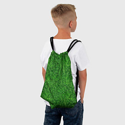 Рюкзак-мешок ЗЕЛЕНЫЙ ГАЗОН, цвет: 3D-принт — фото 2