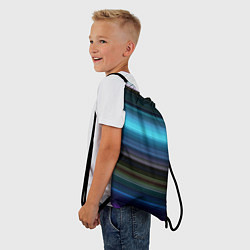 Рюкзак-мешок Неоновые линии neon lines, цвет: 3D-принт — фото 2