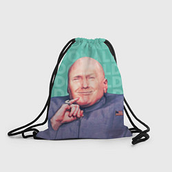 Рюкзак-мешок Дональд Трамп, Доктор Зло, цвет: 3D-принт