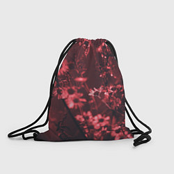 Рюкзак-мешок Цветы на закате, цвет: 3D-принт