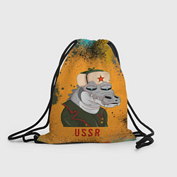 Рюкзак-мешок Nft token art USSR, цвет: 3D-принт