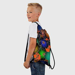Рюкзак-мешок Vanguard floral pattern Summer night Fashion trend, цвет: 3D-принт — фото 2