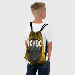 Рюкзак-мешок AC DC SKULL ROCK, цвет: 3D-принт — фото 2