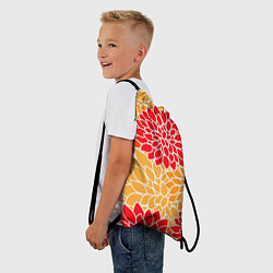 Рюкзак-мешок Летний цветочный паттерн, цвет: 3D-принт — фото 2