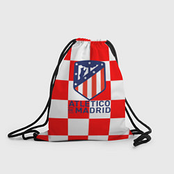 Рюкзак-мешок Atletico madrid кубики, цвет: 3D-принт