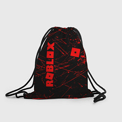 Мешок для обуви ROBLOX красный логотип